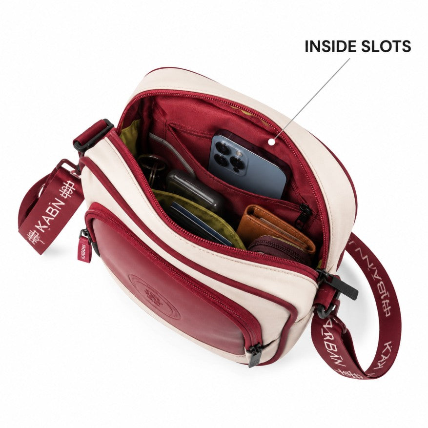 Red Velvet Kamo Crossbody Bag