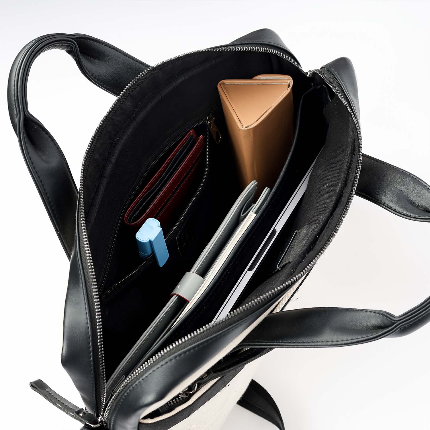 Shigoto Ivory Laptop Bag