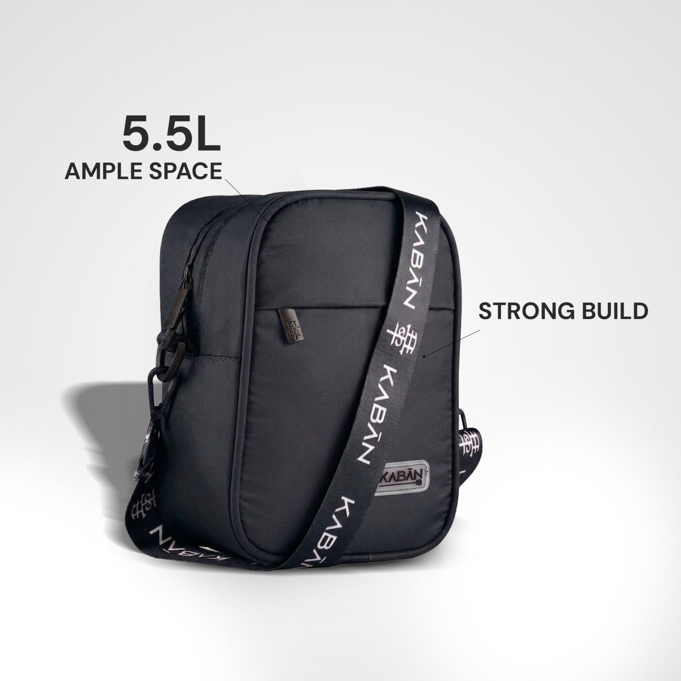 Black Ryō Crossbody Sling