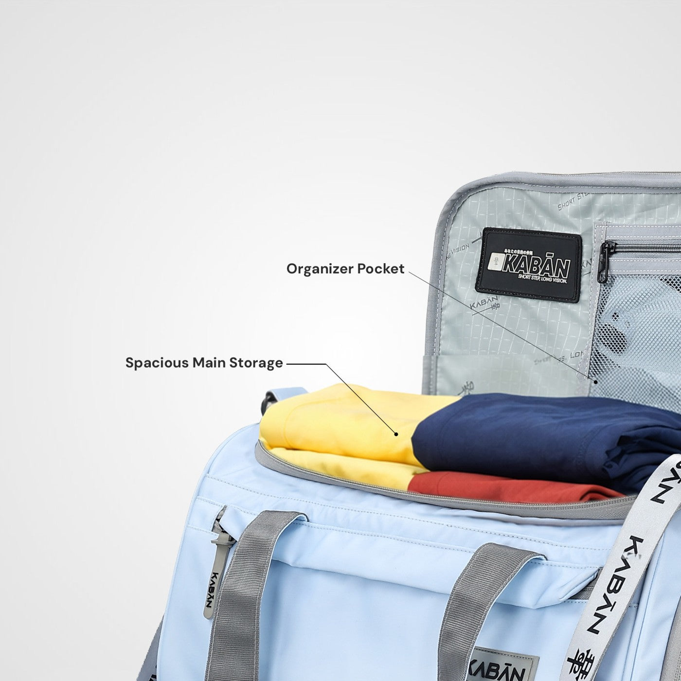 Icy Duffle Bag with Shoe Compartment
