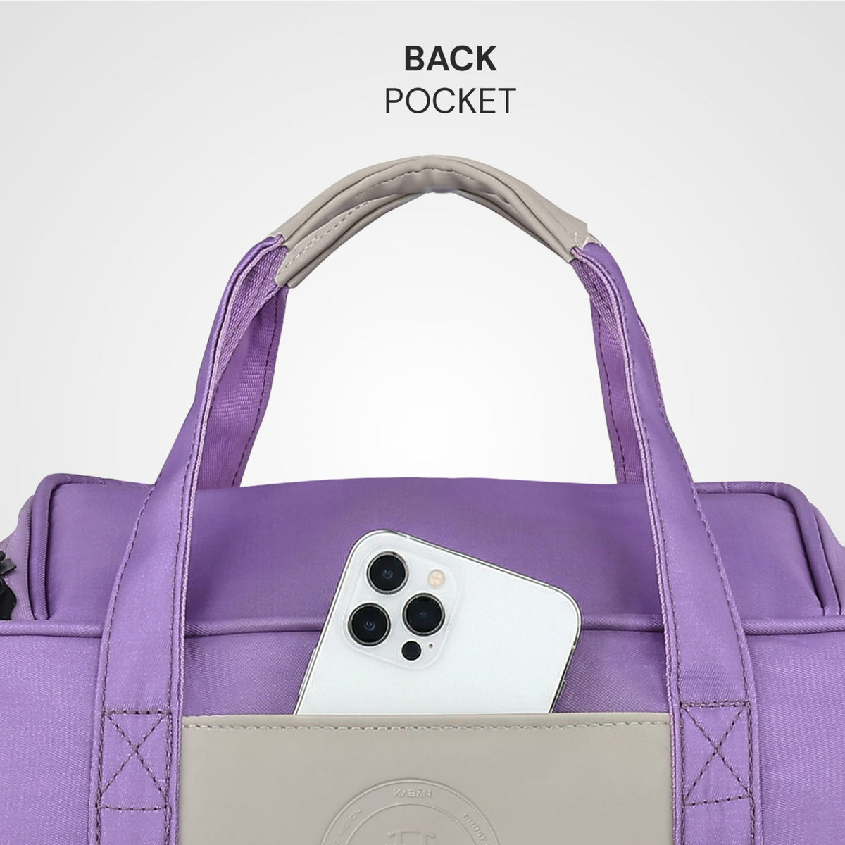 Lavender Mini duffle Bag