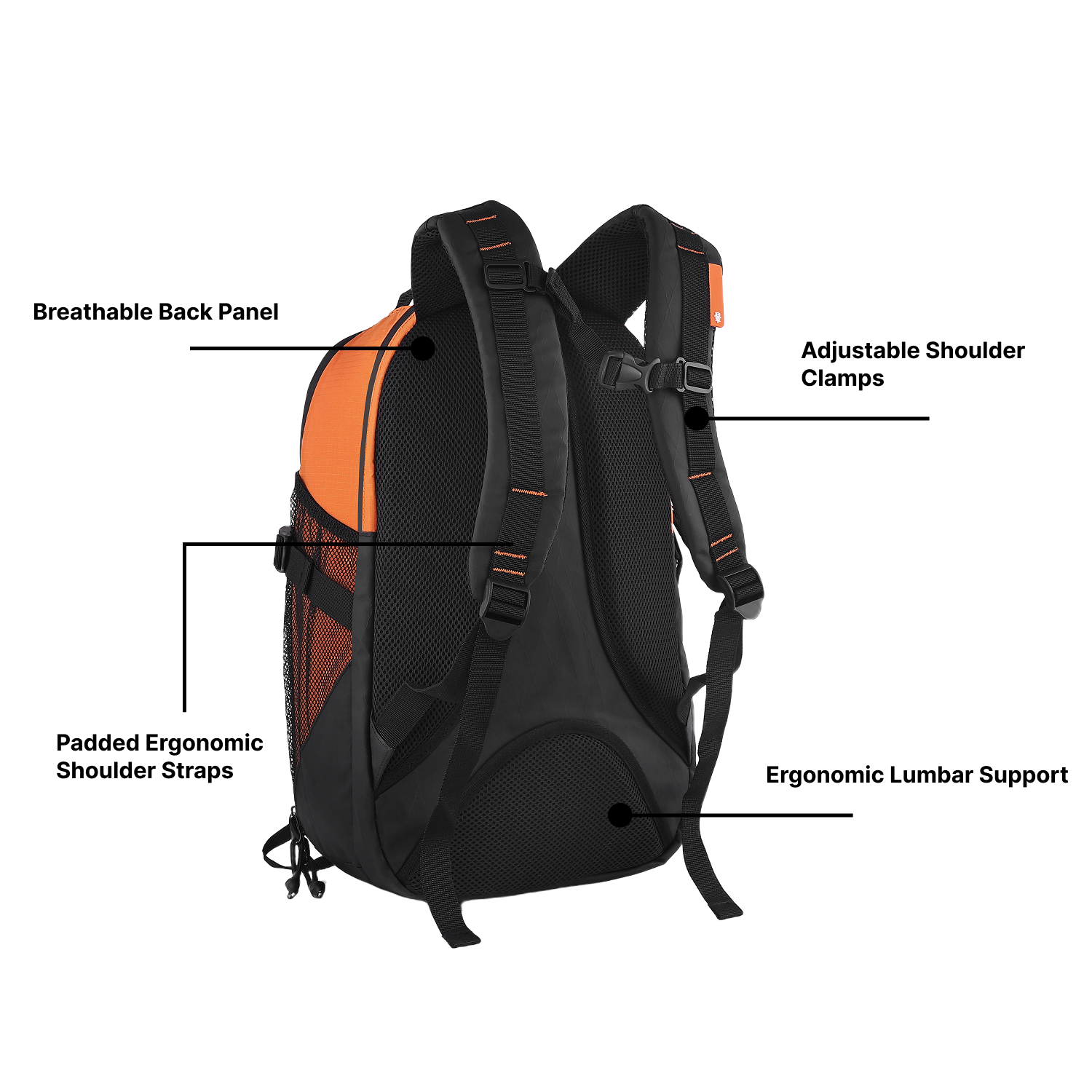 Boken Orange Backpack