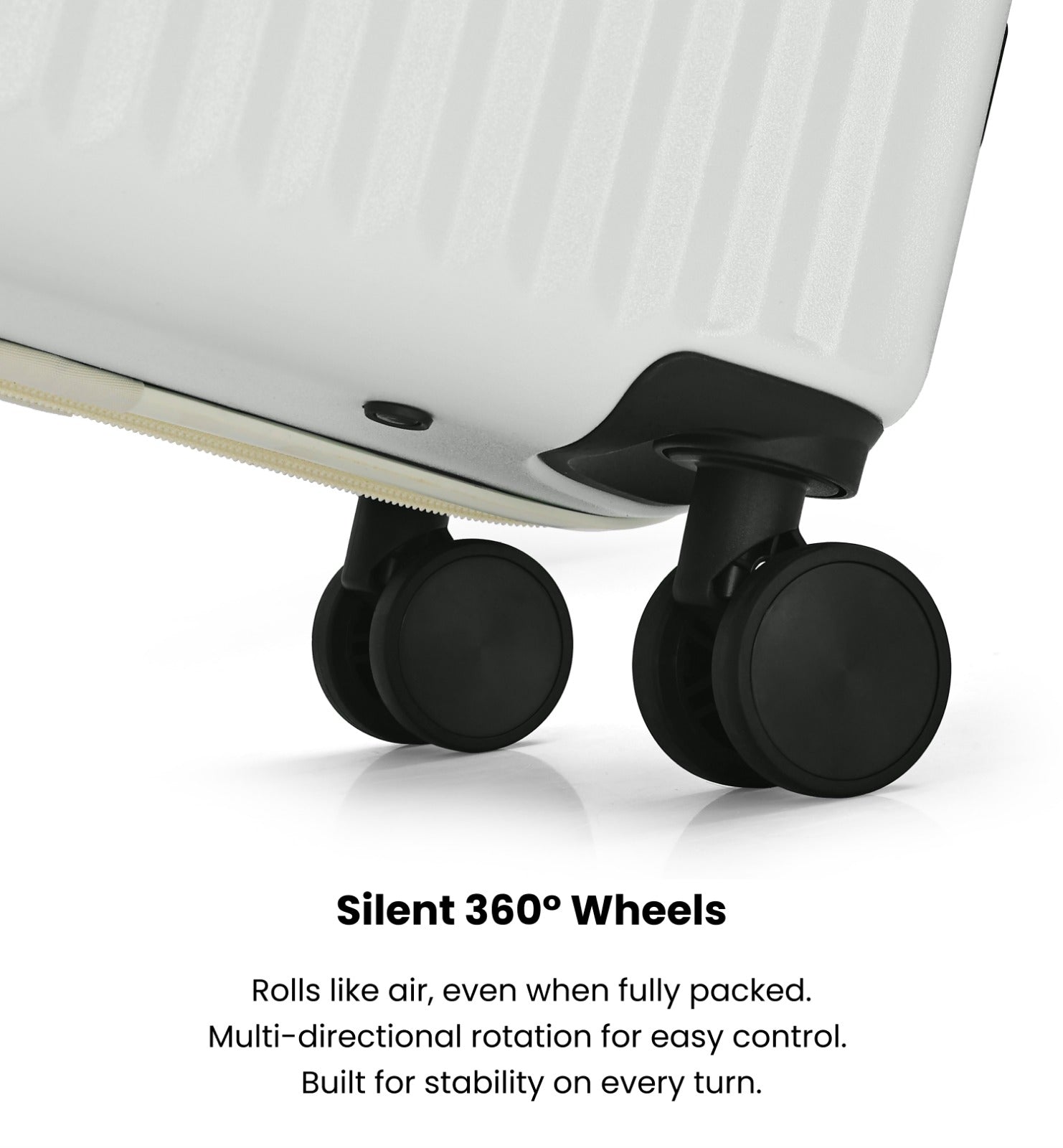 SHIROI WHITE CABIN HARD LUGGAGE