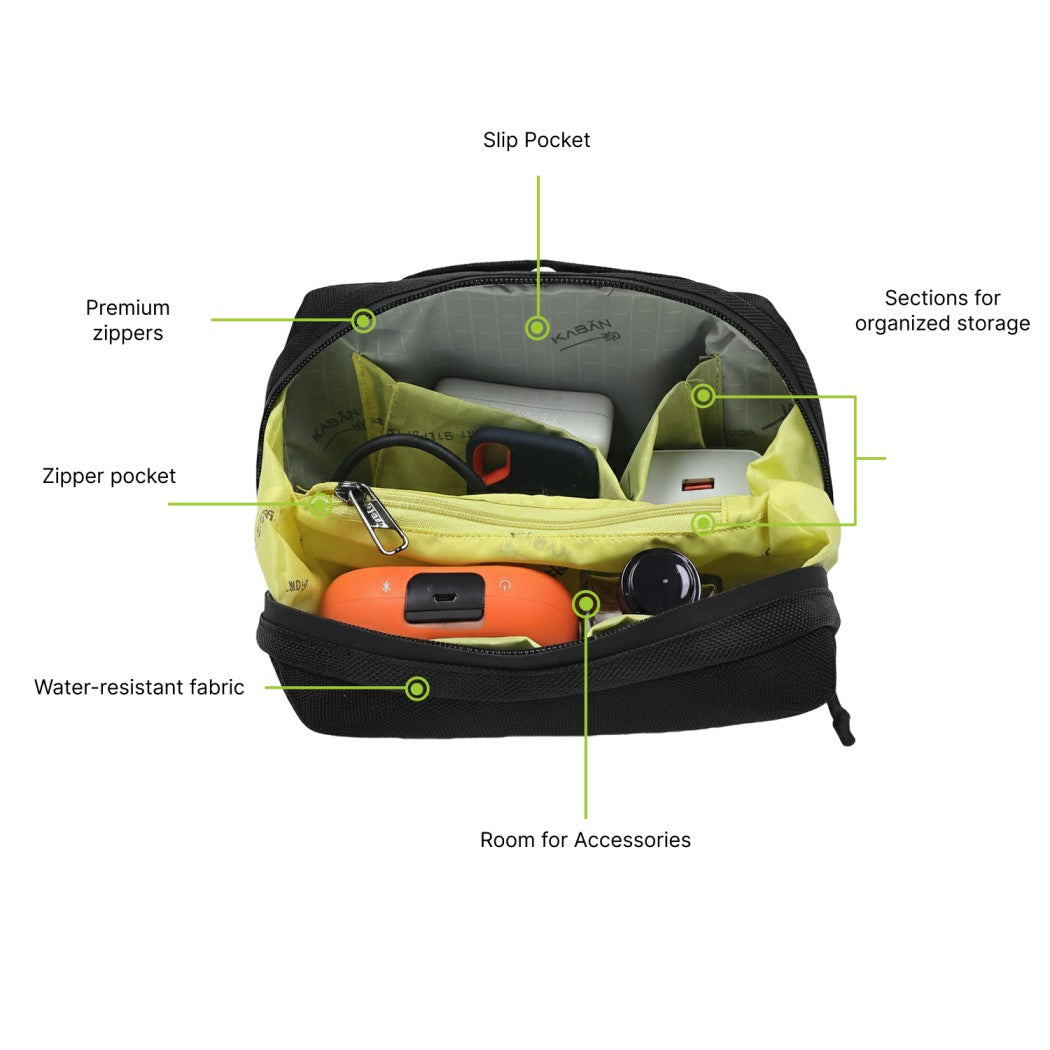Kaban Hako Tech Organizer bag – Small, Water-Resistant, Compact & Portable