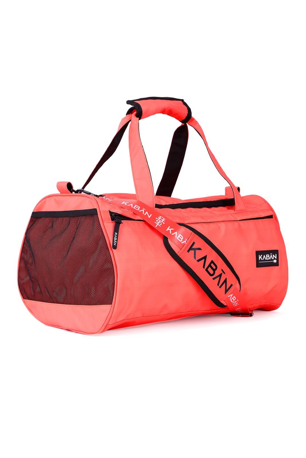    	 Coral Crush OrangeWater-Resistant Duffle bag Gym bag