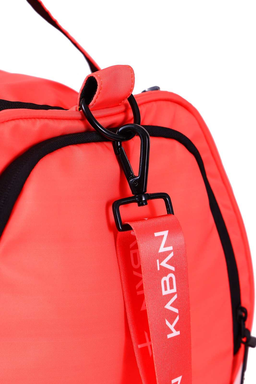 Coral Crush Orange Water-Resistant Duffle bag Gym bag