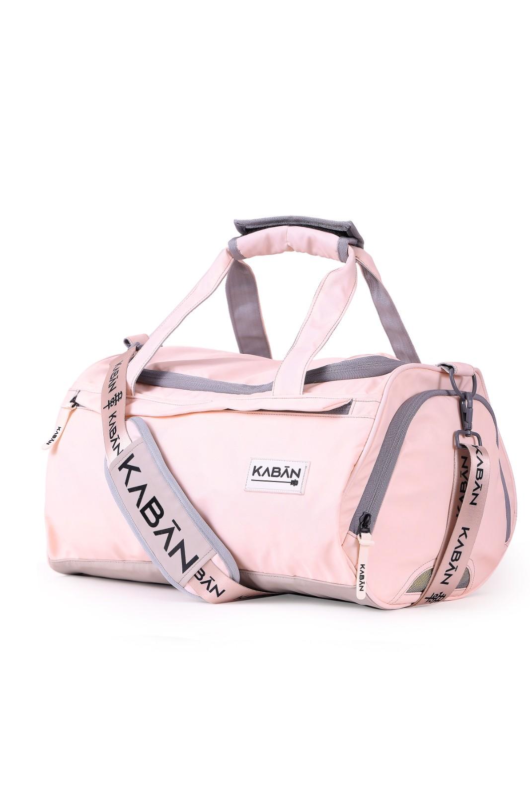 Peach Fuzz Pink Water-Resistant Duffle bag Gym bag