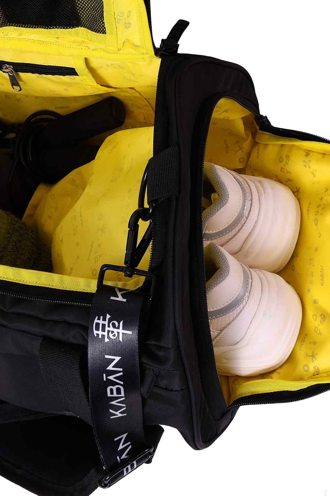Eclipse Nest Black Water-Resistant Duffle bag Gym bag