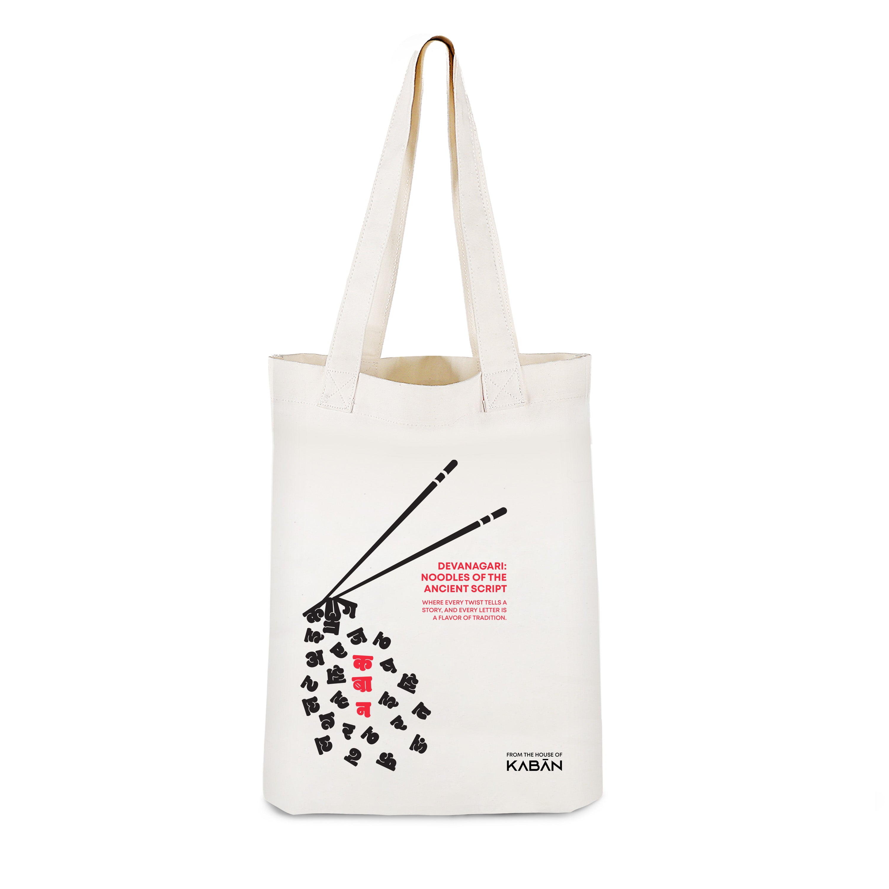 SCRIPT TOTE BAG