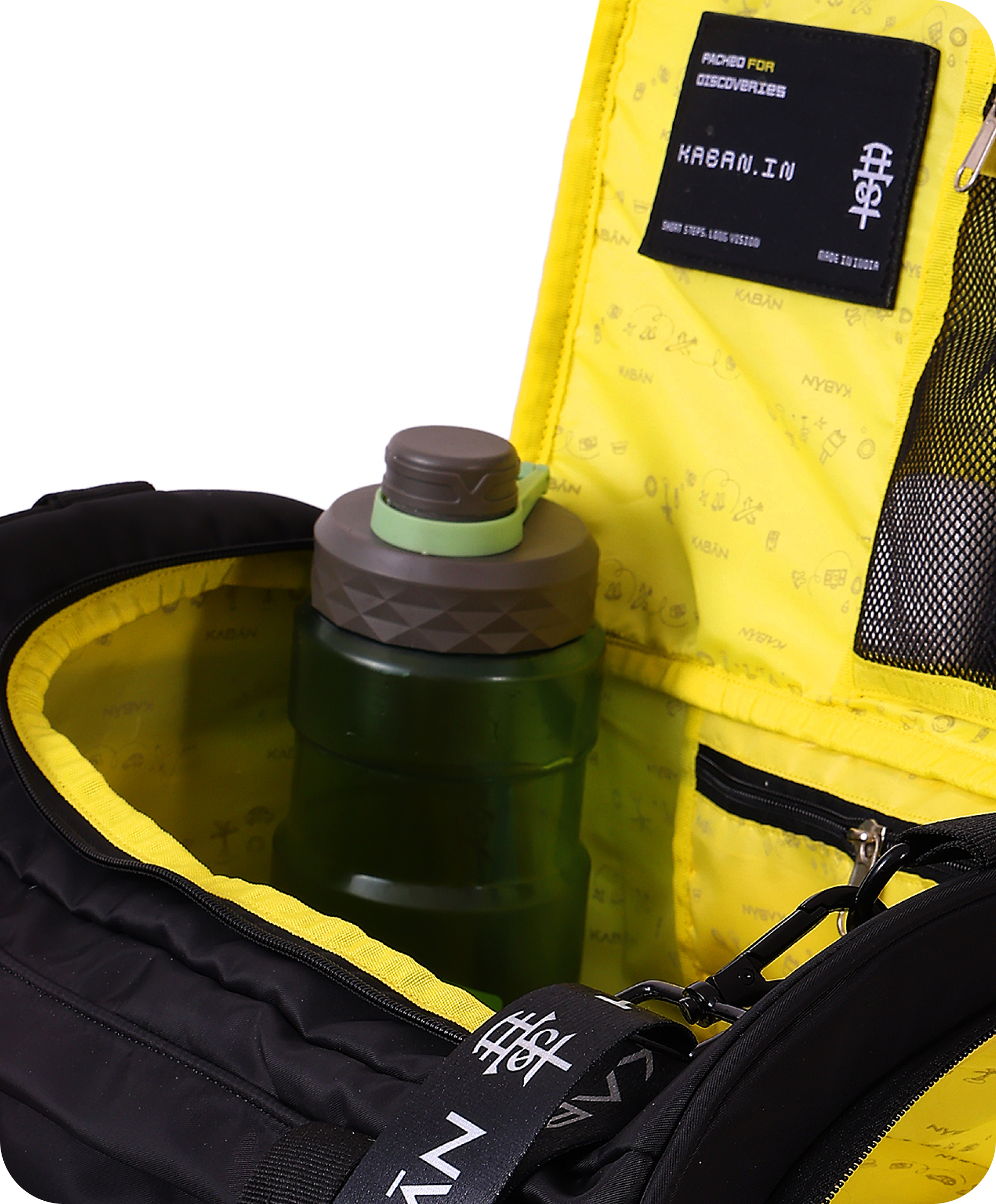 Eclipse Nest Black Water-Resistant Duffle bag Gym bag