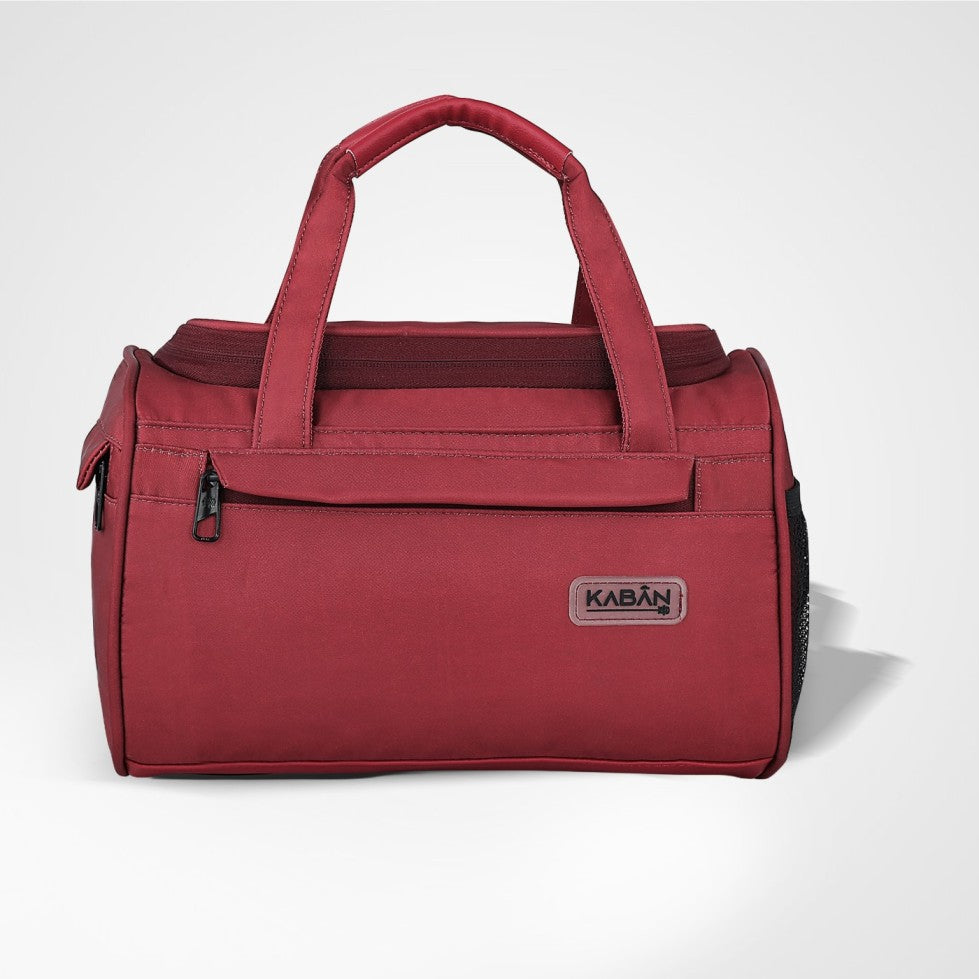 raspberry mini duffle