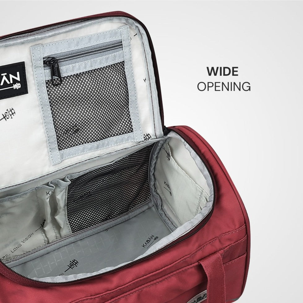 raspberry mini duffle