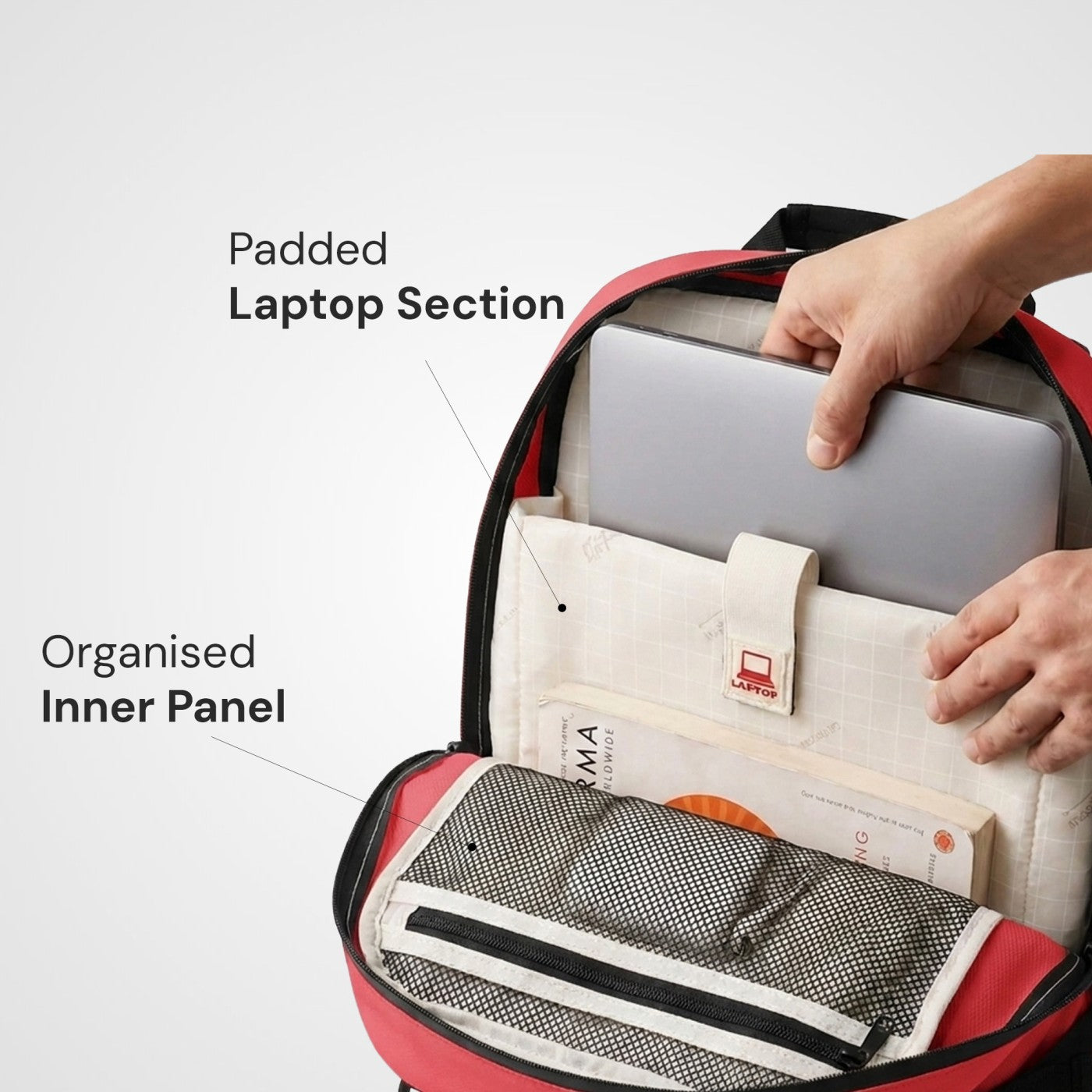 YUKI Red Backpack