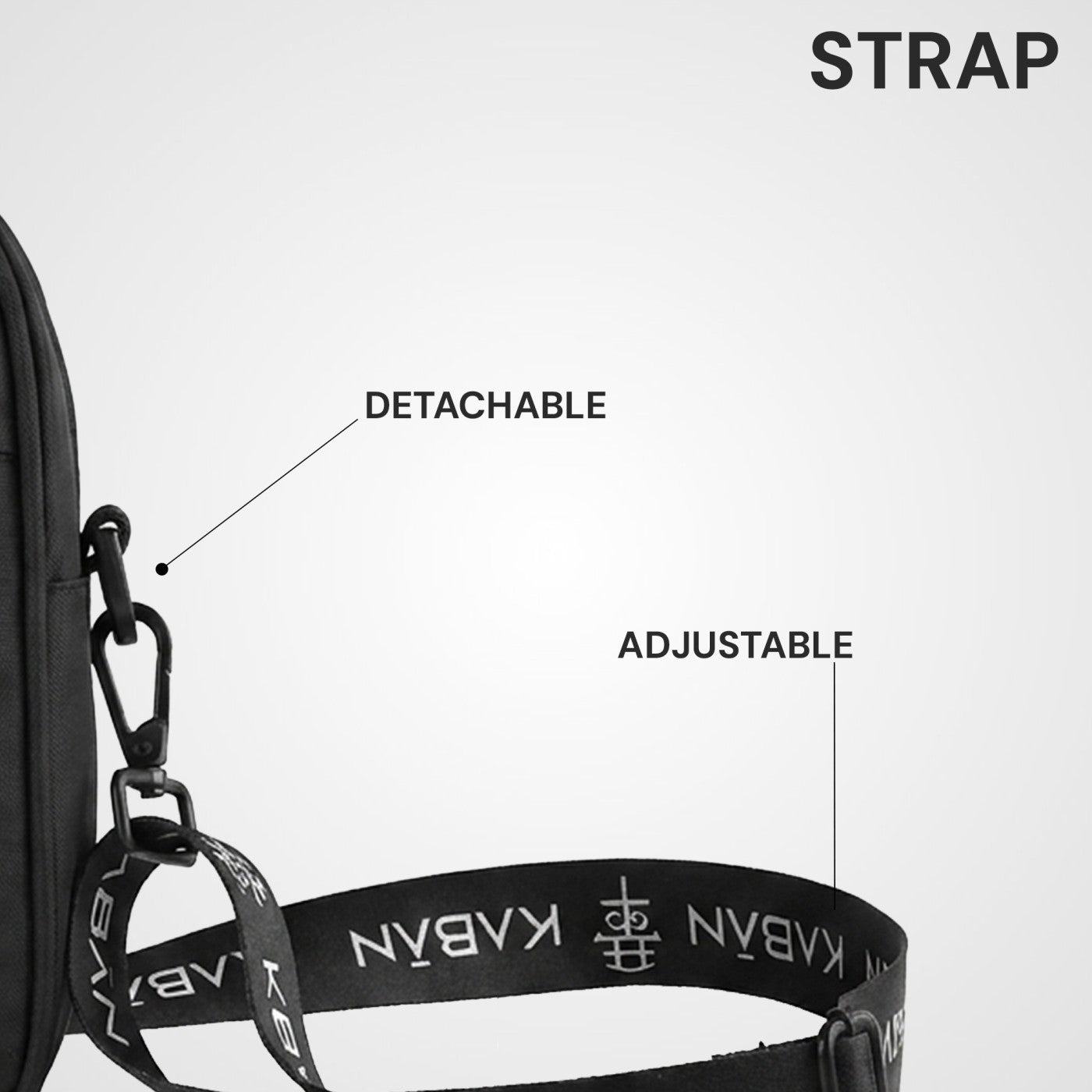 KAMO BLACK Crossbody