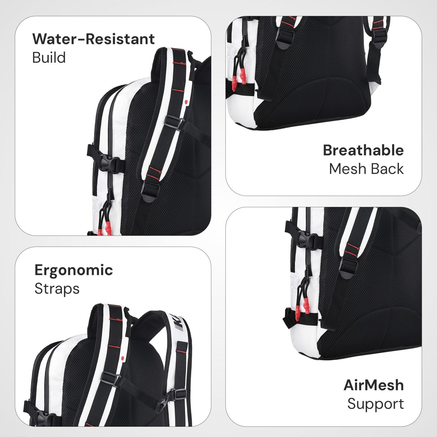 YUKI White Backpack