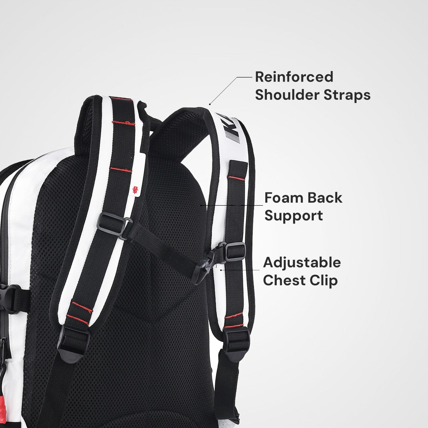 YUKI White Backpack