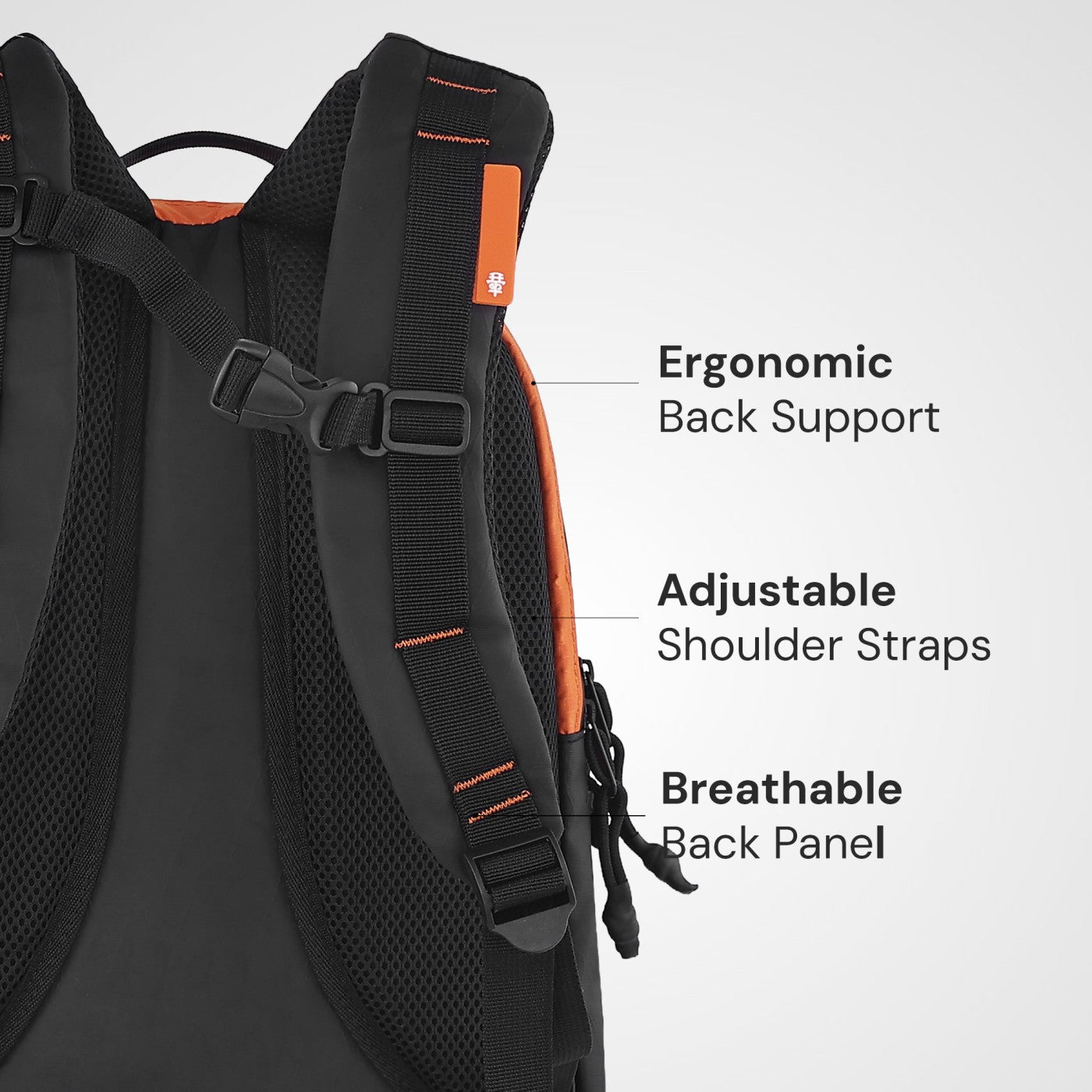 Boken Orange Backpack