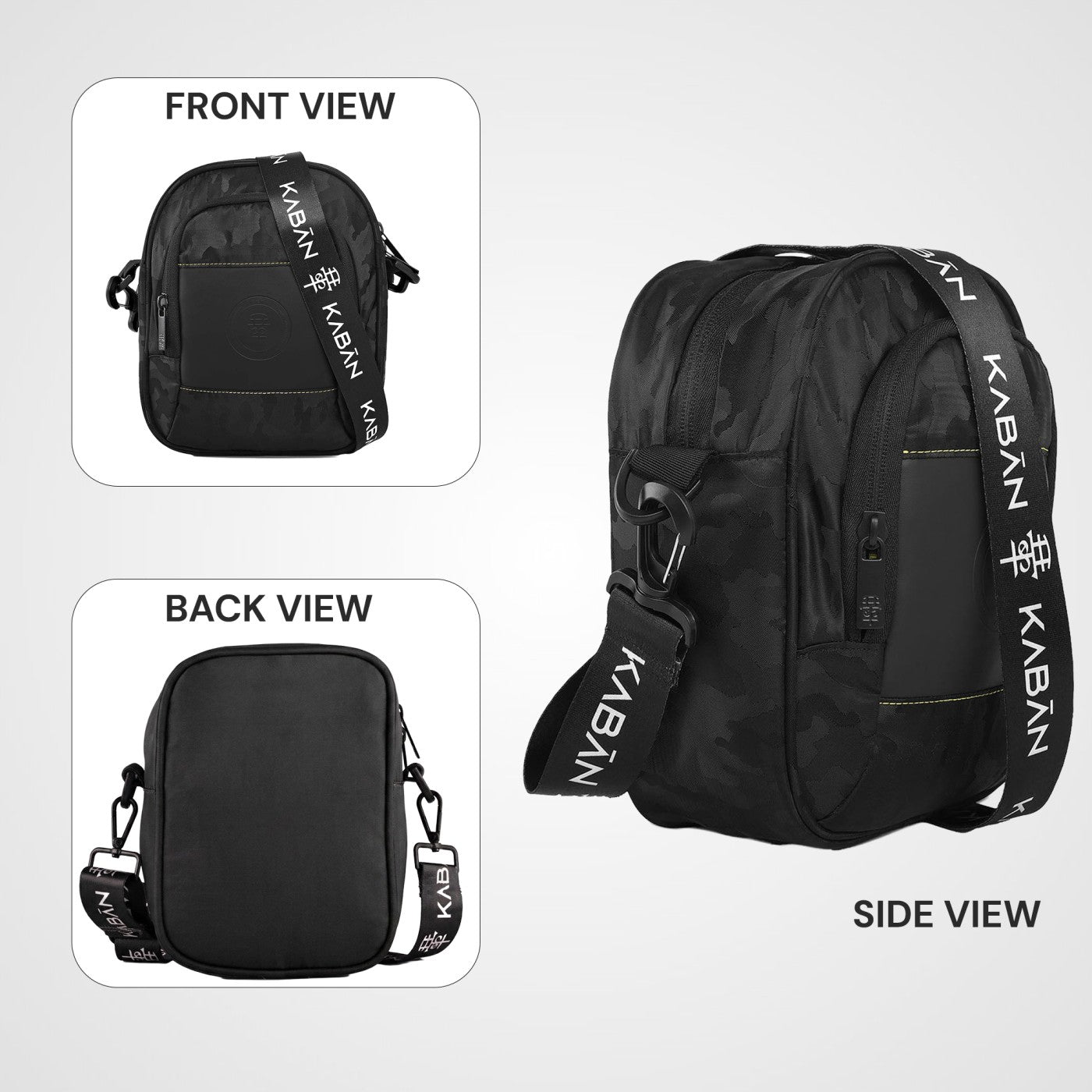 KAMO BLACK Crossbody