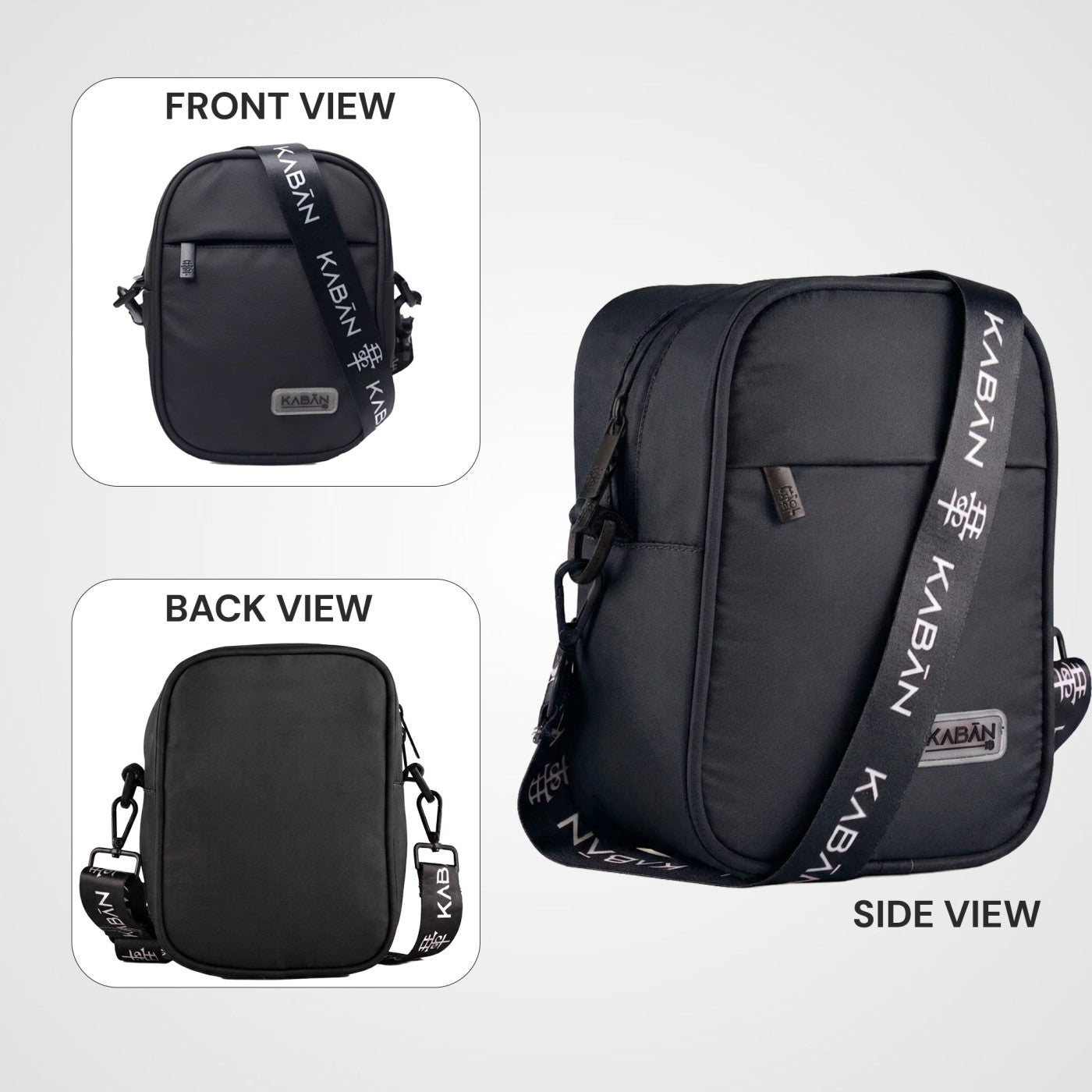 Black Ryō Crossbody Sling