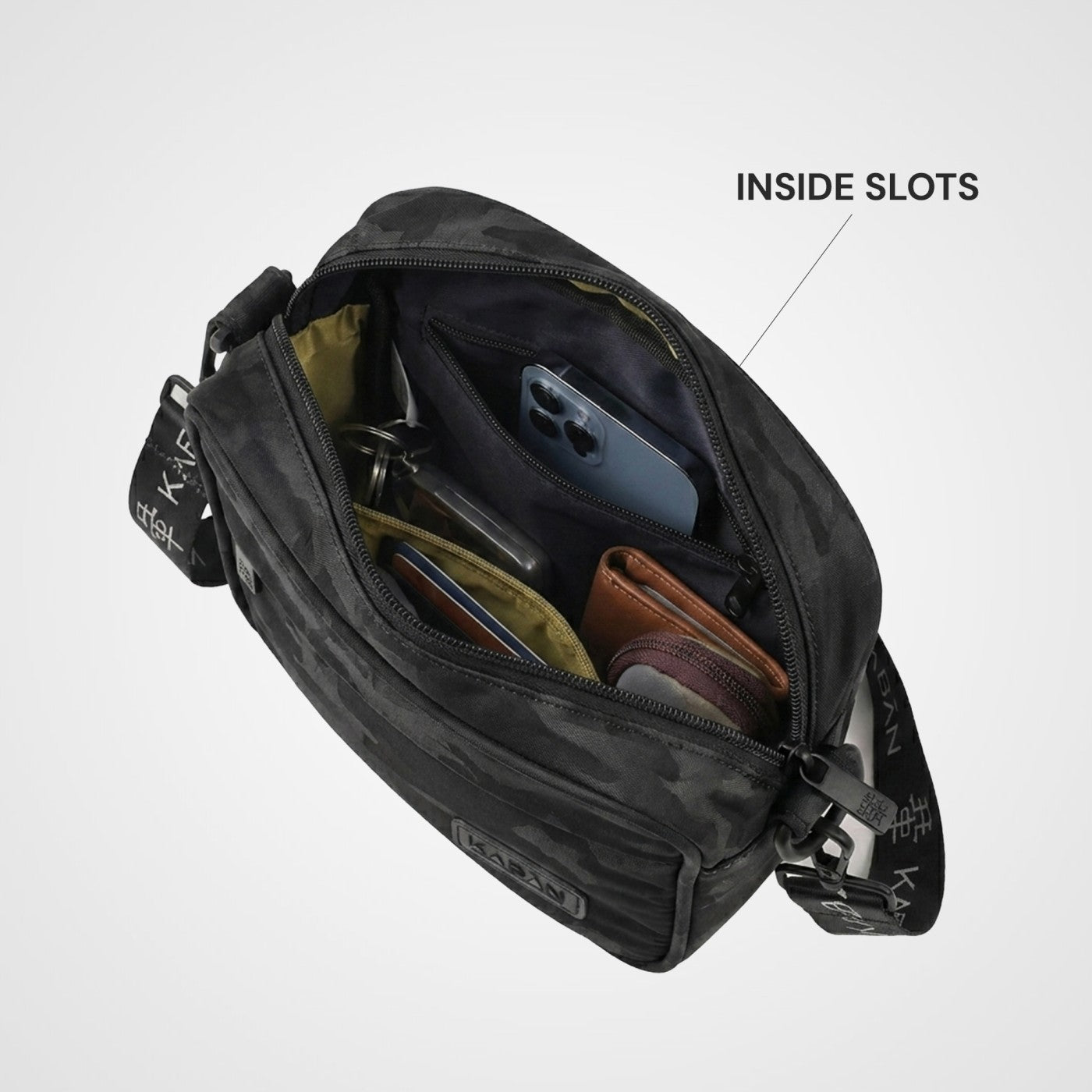 KAMO BLACK Crossbody