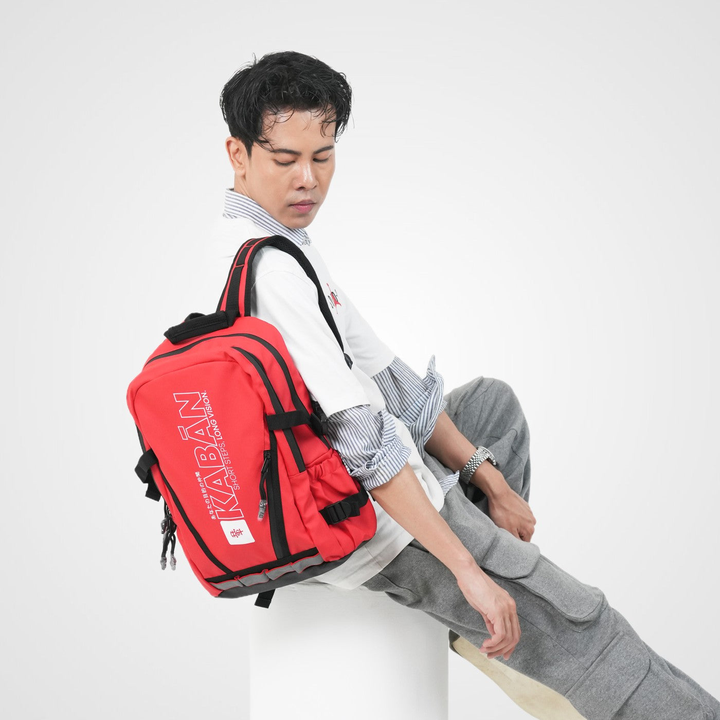 YUKI Red Backpack