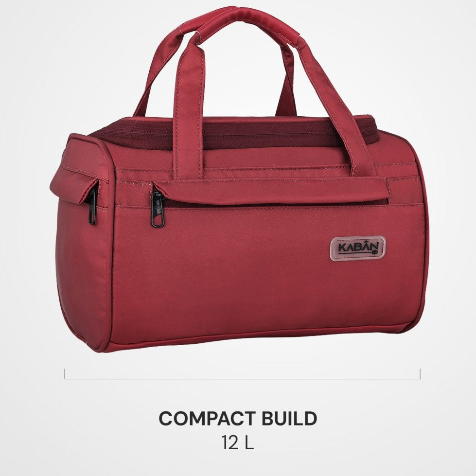 raspberry mini duffle