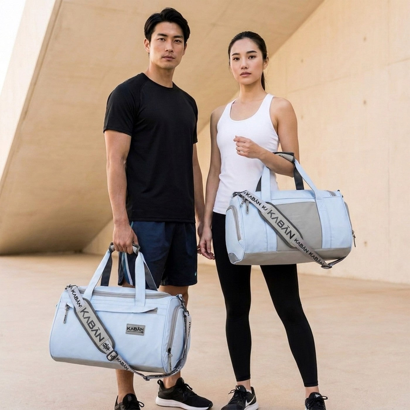Icy Duffle Bag with Shoe Compartment