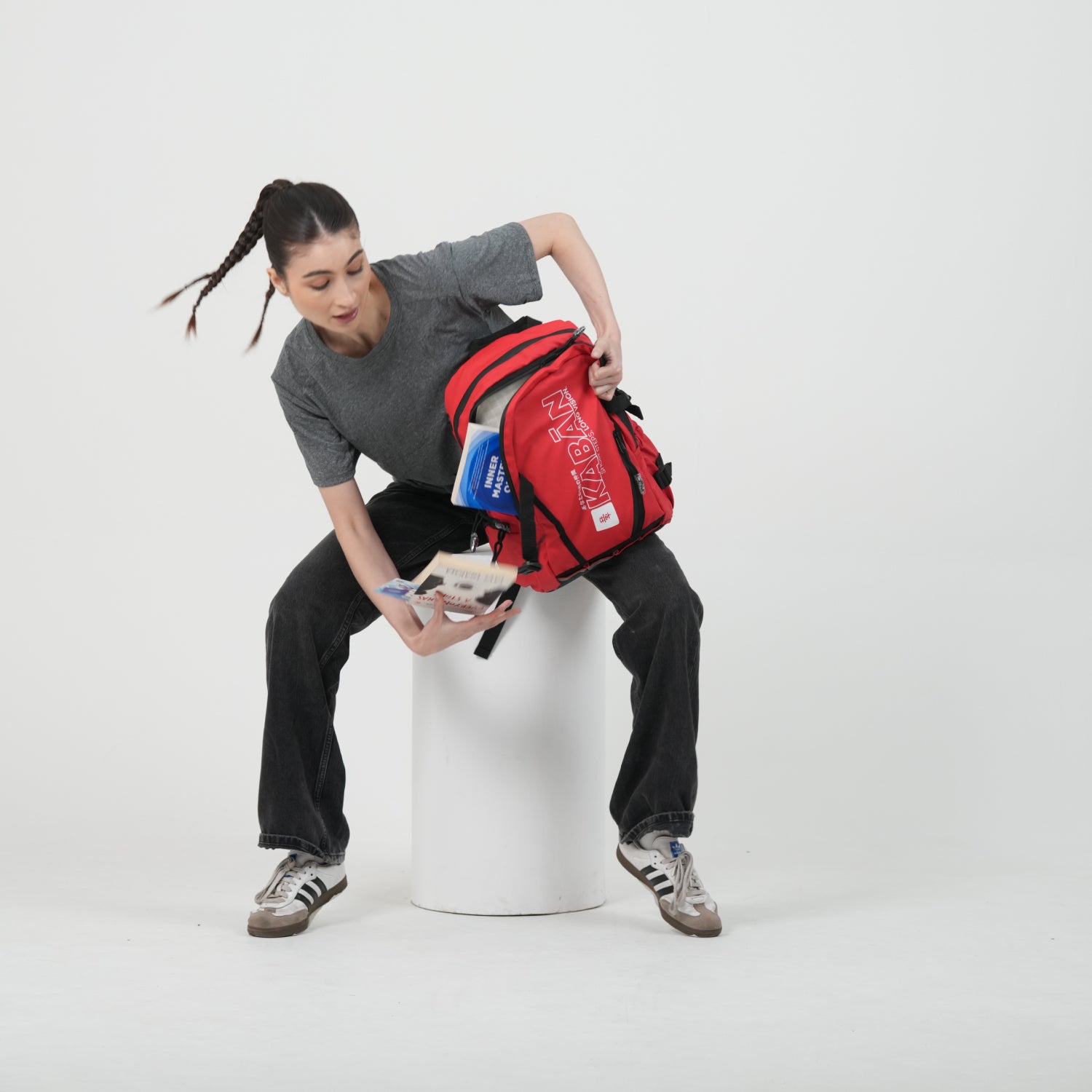 YUKI Red Backpack